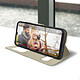 Acheter Avizar Housse Samsung Galaxy A13 4G avec Clapet Double Fenêtre Support Vidéo doré