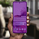 Acheter Avizar Housse Samsung Galaxy A71 Clapet Effet Miroir Support Vidéo Violet