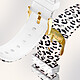 Avizar Bracelet pour Apple Watch 41 / 40 / 38 mm Silicone à Motif Léopard Rose clair pas cher