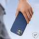 Avizar Coque Magsafe pour iPhone 15 Plus Silicone Souple Soft touch  Bleu nuit pas cher