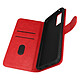 Avizar Housse Oppo A76, A96 et Realme 9i Clapet Portefeuille Fonction Support rouge - Étui de la série Chesterfield spécialement conçu pour Oppo A76