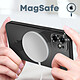 Avis Avizar Coque MagSafe pour iPhone 11 Silicone Protection Caméra  Contour Chromé Noir