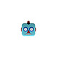 Mojipower Powerbank Robot 5200mAh Design Emoji Bleu Design ludique au look original façon emoji