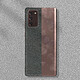 Avizar Coque Samsung Note 20 Rigide Finition Tissu Anti-traces Lavable gris pas cher