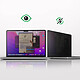 Avis 4smarts Protège Écran pour MacBook Pro 14, Film Magnétique Anti Espion Noir Transparent