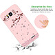 Avis Evetane Coque Samsung Galaxy S8 Silicone Liquide Douce rose pâle Chute De Fleurs