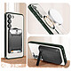 Avis Avizar Coque MagSafe pour Samsung S23 Plus silicone protection caméra Transparent / Vert