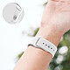 Acheter Avizar Bracelet Samsung Galaxy Watch 4 en Silicone tressé Soft-touch blanc