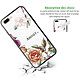 Avis LaCoqueFrançaise Coque iPhone 7 Plus/ 8 Plus Coque Soft Touch Glossy Amour en fleurs Design