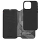 Decoded Étui Cuir pour iPhone 15 Pro Max Coque détachable Anti-chutes 1.2m Portefeuille Compatible MagSafe Noir Etui Noir en Cuir, iPhone 15 Pro Max