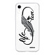 Evetane Coque iPhone Xr silicone transparente Motif Love Life ultra resistant Coque iPhone Xr silicone transparente Love Life ultra resistant Protection housse Motif Ecriture Tendance