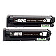 2 Toners compatibles HP 201 CF400X Noir 2 Toners compatibles HP 201 CF400X Noir
