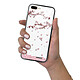 Evetane Coque iPhone 7 Plus/ 8 Plus Coque Soft Touch Glossy Chute De Fleurs Design pas cher