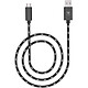 snakebyte -  Câble USB 3.2 type C noir et blanc 5m Câble PS5 CHARGE & DATA de 5 mètres - câble USB 3.2 type C - Transfert et charge DualSense -compatible Xbox Series X, Samsung - PS5 design