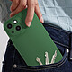 Avis Avizar Coque pour iPhone 15 Plus Silicone Mat Protection Caméra Vert