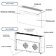  VOLTMAN-Climatiseur connecté monobloc 10000 BTU - 2,93kW - 20 m² - Inverter réversible blanc - Classe A