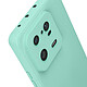 Avis Avizar Coque pour Xiaomi 13 Pro Silicone Intérieur Microfibre Finition Mate  turquoise