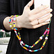 Avis Avizar Bijou de Téléphone à perles différentes 110cm Collection Lovely Multicolore