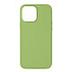 Avizar Coque iPhone 13 Pro Silicone Semi-rigide Finition Soft-touch vert tilleul - Coque de protection spécialement conçue pour iPhone 13 Pro.
