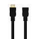 LinQ Câble rallonge HDMI Mâle vers HDMI Femelle Retour audio/video 4K 1.5m  Noir Câble de rallonge HDMI Mâle vers HDMI Femelle - Marque LinQ