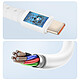 Acheter LinQ Câble USB vers USB C Fast Charge 5A Synchronisation Longueur 1.2m Blanc (TPC9201)
