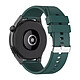 Avizar Bracelet pour Huawei Watch GT Runner Silicone Renforcé Boucle Argentée Vert - Bracelet spécifiquement conçu pour Huawei Watch GT Runner, ajoutez votre touche personnelle !