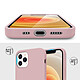 Avis Evetane Coque iPhone 13 Mini Silicone liquide Rose Housse Anti-Chocs Souple Toucher Doux