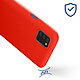 Acheter Avizar Coque Samsung A03s Silicone Souple Flexible Finition Mate Anti-traces Rouge