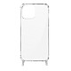 Avizar Coque iPhone 13 Mini Anneau personnalisable avec bijou/Chaîne - Transparent Coque transparente conçu sur mesure pour iPhone 13 Mini