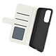 Avizar Étui pour Xiaomi Poco F3 / Xiaomi Mi 11i Folio Portefeuille Fonction Support Blanc Etui folio Blanc en Eco-cuir, Xiaomi Mi 11i