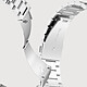Acheter Avizar Bracelet pour Huawei Watch GT Runner GT 3 46mm Maille Acier Argent