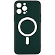 Avizar Coque MagSafe pour iPhone 14 Pro Soft Touch Finition Mate Bords Surélevés  Vert Foncé Coque MagSafe conçue spécialement pour votre Apple iPhone 14 Pro