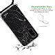 Avis Evetane Coque cordon Samsung Galaxy S20 Dessin Marbre noir