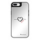 LaCoqueFrançaise Coque iPhone 7 Plus/8 Plus miroir Coeur Noir Amour Design Coque iPhone 7 Plus/8 Plus miroir Coeur Noir Amour Design