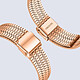 Avis Avizar Bracelet pour Apple Watch 49mm 45mm 44mm 42mm Maillons Carré Acier Inoxydable Rose Gold