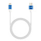 LinQ Câble USB vers USB C Fast Charge 3A Synchronisation Longueur 1.5m Bleu Câble de charge USB vers USB-C Bleu par la marque LinQ
