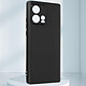 Acheter Avizar Coque pour Motorola Edge 30 Fusion Silicone Soft Touch Finition Mate Anti-trace  noir