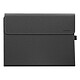 Avizar Housse pour Microsoft Surface Pro 9 Clapet Support Stand Fin  Noir - Étui bi-matière noir Collection SafeStand spécialement conçu pour votre Microsoft Surface Pro 9