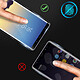Avizar Film Samsung Galaxy Note 8 Verre Trempé Biseauté Transparent au Contour Noir pas cher