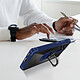 Acheter Avizar Coque Samsung S21 Ultra Bi-matière Bague Métallique Fonction Support bleu