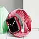 Acheter Avizar Bracelet pour Apple Watch 41mm et 40mm et 38 mm Nylon Tressé Ajustable par Boucle Métallique  rose et fuschia