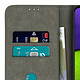 Avizar Étui Samsung Galaxy A22 Protection avec Porte-carte Fonction Support gris pas cher