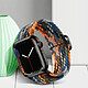 Acheter Avizar Bracelet pour Apple Watch 41mm et 40mm et 38 mm Nylon Tressé Ajustable par Boucle Métallique  camouflage orange