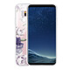 Avis LaCoqueFrançaise Coque Samsung Galaxy S8 Plus 360 intégrale transparente Motif Pivoines Violettes Tendance