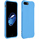 Avizar Coque pour iPhone 7 Plus / 8 Plus Silicone Flexible Bumper Résistant Fine Bleu Coque Bleu en Silicone, Serie Refined iPhone 8 Plus