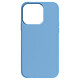 Moxie Coque pour iPhone 15 Pro Semi-rigide Intérieur Microfibre Bleu Acier