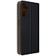 Avizar Housse pour Samsung Galaxy A13 5G et A04s Cuir Véritable Clapet Porte-carte Support Vidéo  Noir Élaboré en cuir véritable avec un rendu lisse et élégant