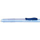 PENTEL Stylo porte Gomme ClicEraser2 rechargeable Corps Translucide Bleu x 12 Gomme