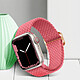 Acheter Avizar Bracelet pour Apple Watch 41mm et 40mm et 38 mm Nylon Tressé Ajustable par Boucle Métallique  rose