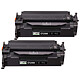 2 Cartouches de toner compatible HP CF259X 59X  (=CF259A 59A Grande capacité) Noir 2 Cartouches de toner compatible HP CF259X 59X  (=CF259A 59A Grande capacité) Noir